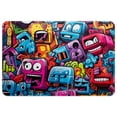 thumbnail image 1 of Graffiti Non-Slip Polyester Door Rug Chair Mat Kitchen Rugs, Machine Washable, 1 of 6