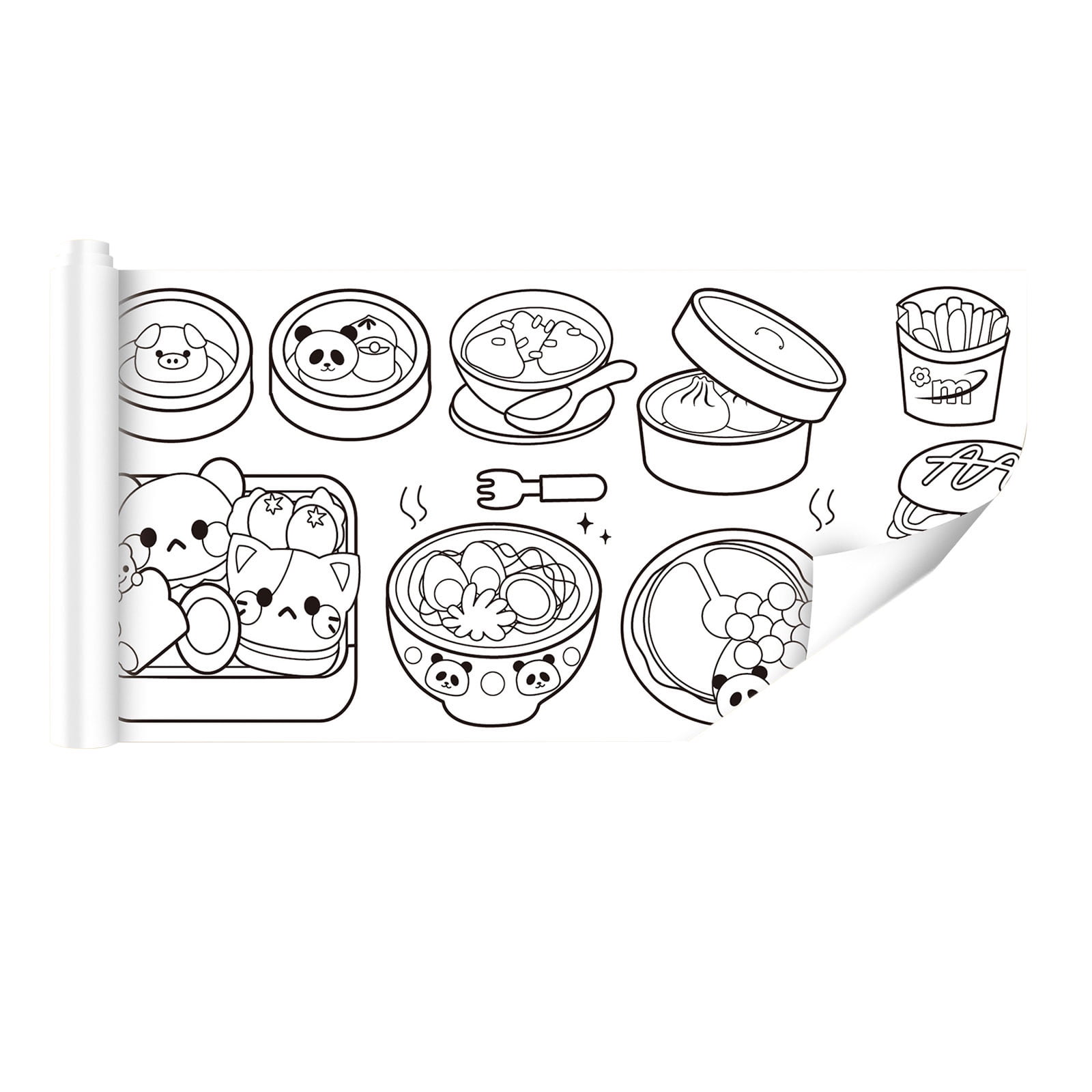 Graffiti Picture Scroll Can Be Attached To The Wall Painting Paper To