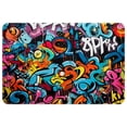 thumbnail image 1 of Graffiti Polyester Non-Slip Machine Washable Bath Rugs Door Rugs Floor Mat, 1 of 6