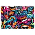 thumbnail image 1 of Graffiti Polyester Non-Slip Machine Washable Door Rug Game Mat Kitchen Rug Office Rugs, 1 of 6
