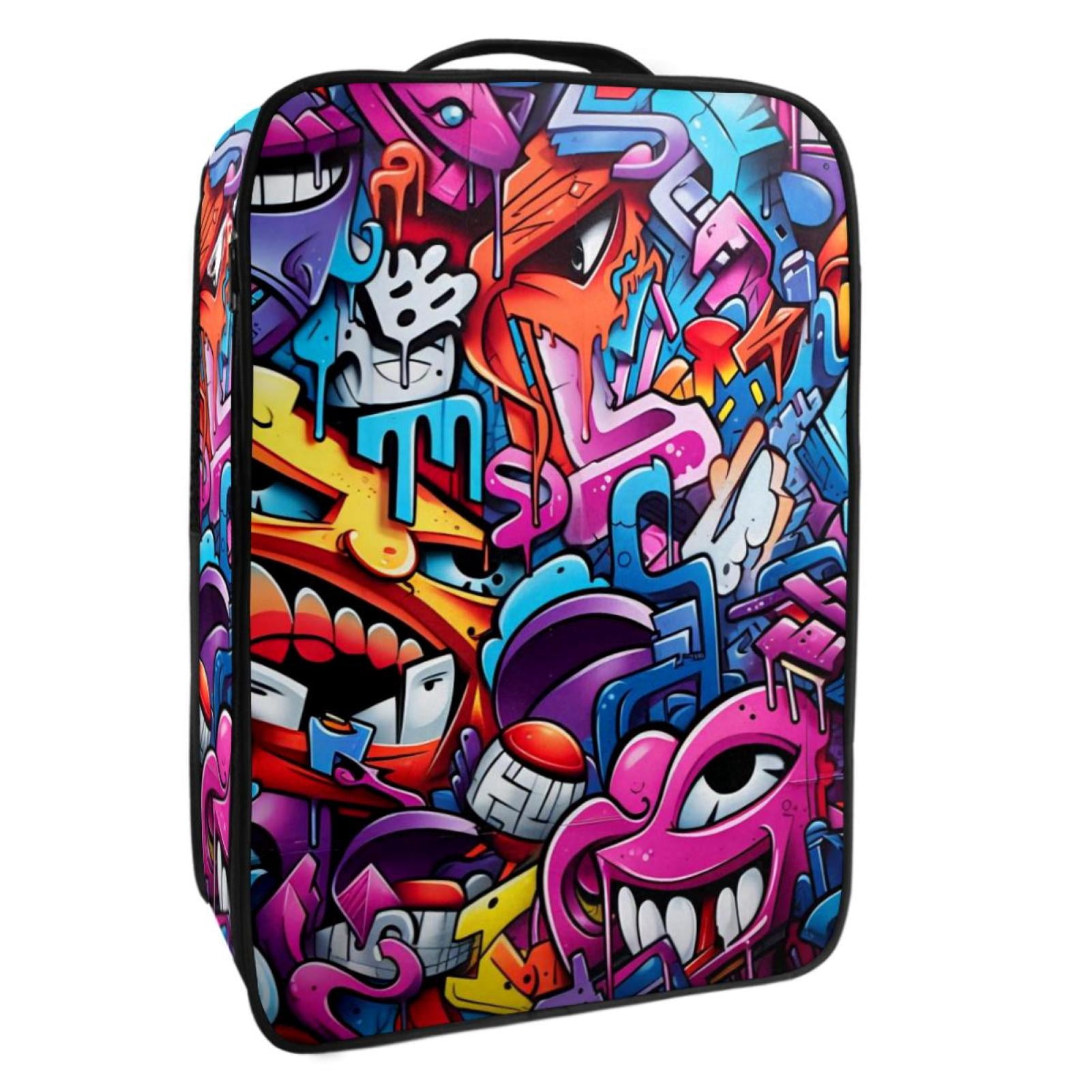 Graphiti Shoe Rack Graffiti Polyester Shoe Boxes Organizer Rack 23x31cm/9x12in - Shoe ...