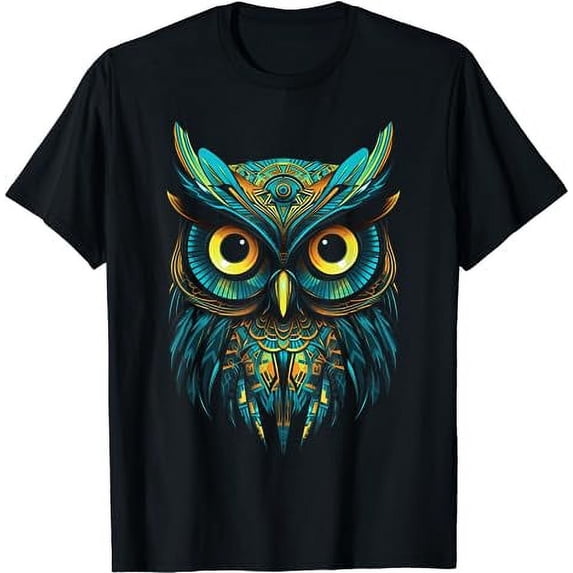 Graffiti Pop Art Of Owl Animal Graphic Tees for Men Women T-Shirt