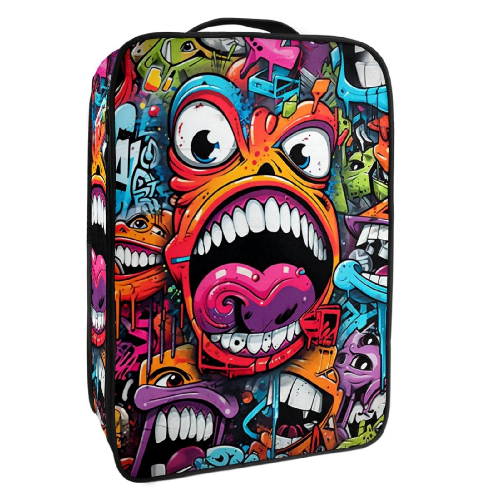 Graphiti Shoe Rack Graffiti Premium Polyester Shoe Storage Rack - 23x31cm/9x12in Shoe ...