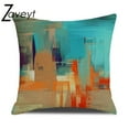 thumbnail image 1 of Graffiti Print Colorful Cushion Cover Retro Orange Abstract Throw Pillow Cover Modern Home Decor Linen Pillowcase, 1 of 5
