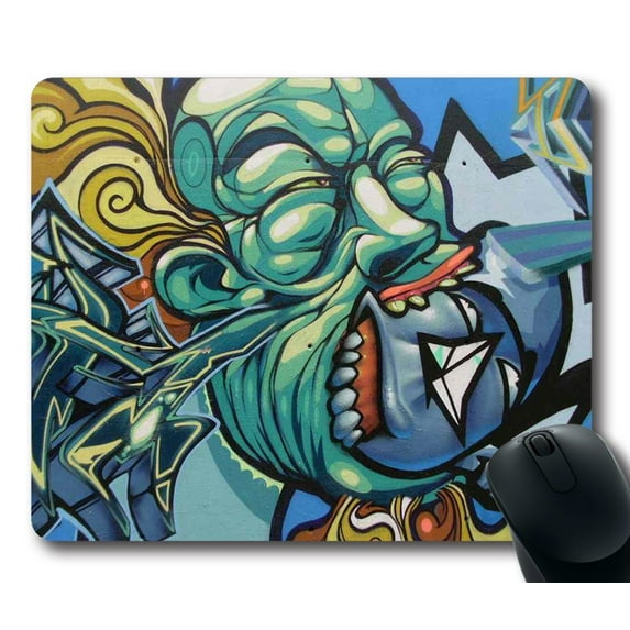 Graffiti Printed Mouse pads Gaming Mouse Pad 9.84x7.87 inches