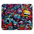 thumbnail image 1 of Graffiti Printed Square Mouse Pad, 8.3x9.8 Inch, Non-Slip Rubber Bottom Mouse Mat for Office and Gaming, 1 of 6
