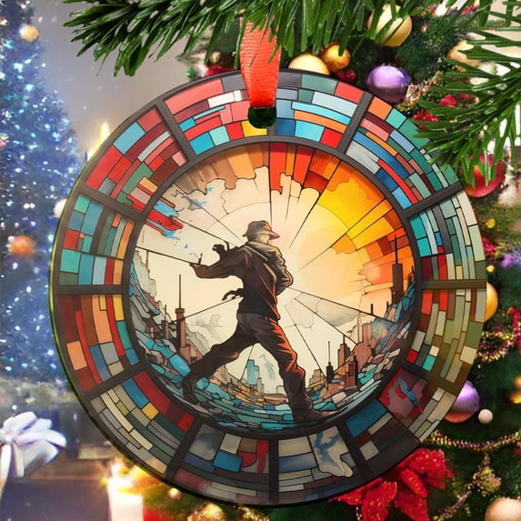 Graffiti Rogue Rebel Ceramic Christmas Ornament, Holiday Gift and Tree ...
