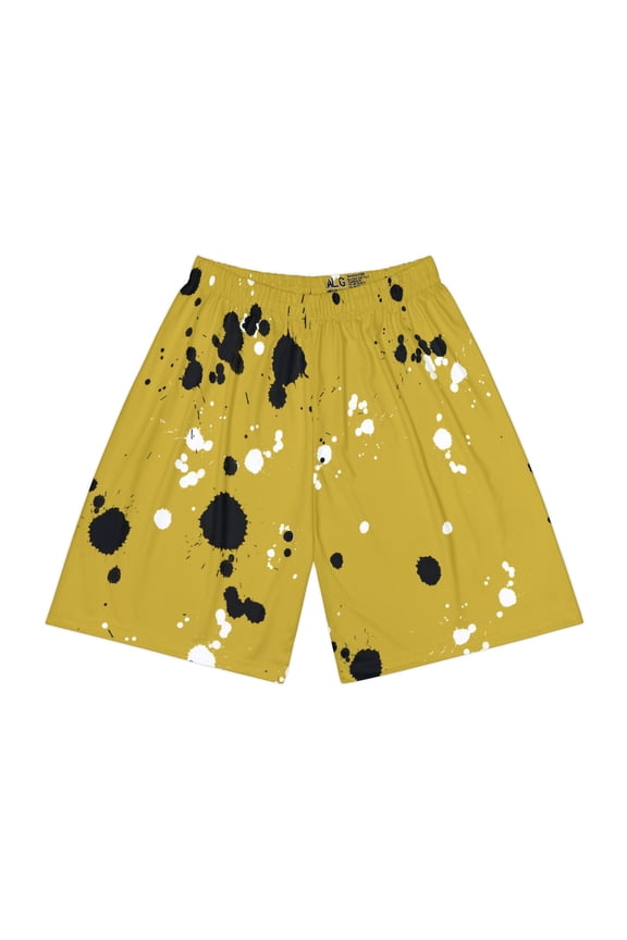 Graffiti Splatter Paint Shorts Men’s Sports Shorts (AOP)
