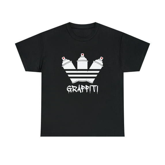 Graffiti Spray Cans Red Nozzle Tshirt