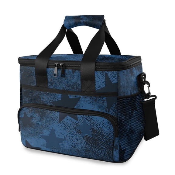 Graffiti Stars Portable Cooler Lunch Box Reusable Insulated Lunch Bag Leakproof 15L