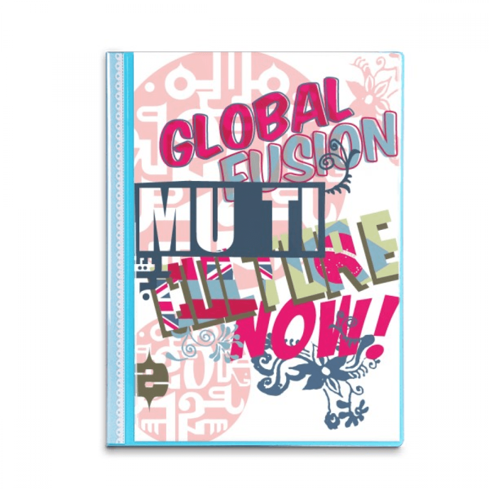 Graffiti Street  Colorful Words Book Sheet Protectors Portfolio Binder Folder