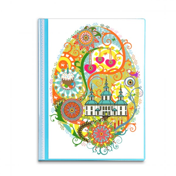 Graffiti Street Culture Temple Cake Egg Book Sheet Protectors Portfolio Binder Folder