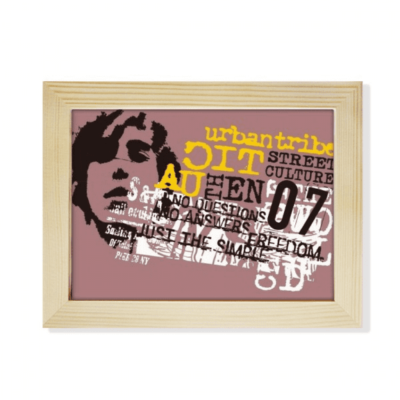 Graffiti Street Culture Urban Tribe Desktop Photo Frame Picture Art Decoration Painting 6x8 inch