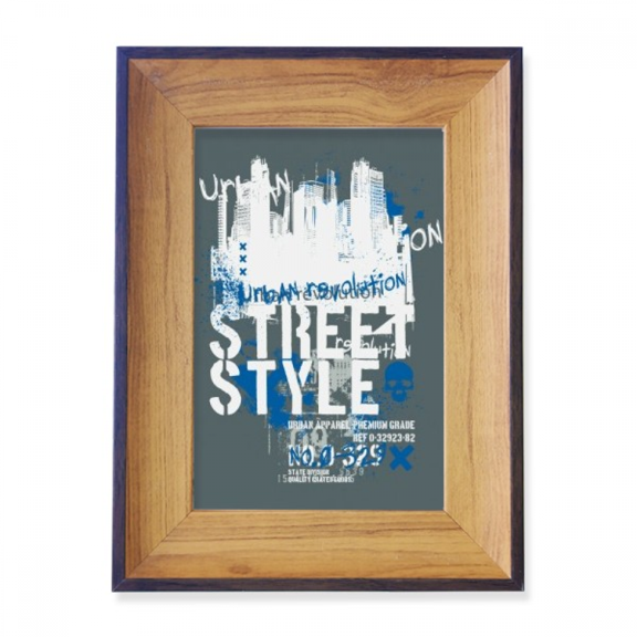 Graffiti Street Landmark Urban Art Pattern Photo Frame Exhibition Display Art Desktop Painting