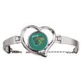 thumbnail image 1 of Graffiti Street Soul of Original Denim Bracelet Heart Jewelry Wire Bangle, 1 of 4