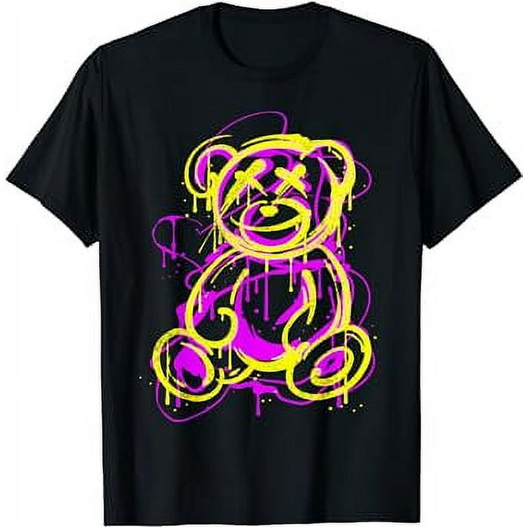 Graffiti Streetart Bear, bear Cartoon Hip-hop pop art T Graffiti Streetart Bear, bear Cartoon Hip-hop pop art T