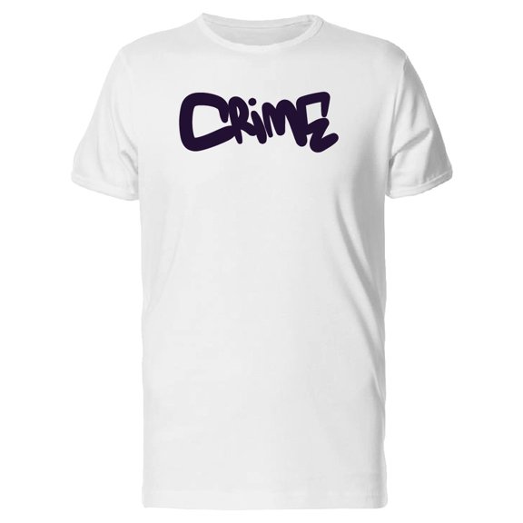 Graffiti Style Crime Tee Men's -Image by Shutterstock