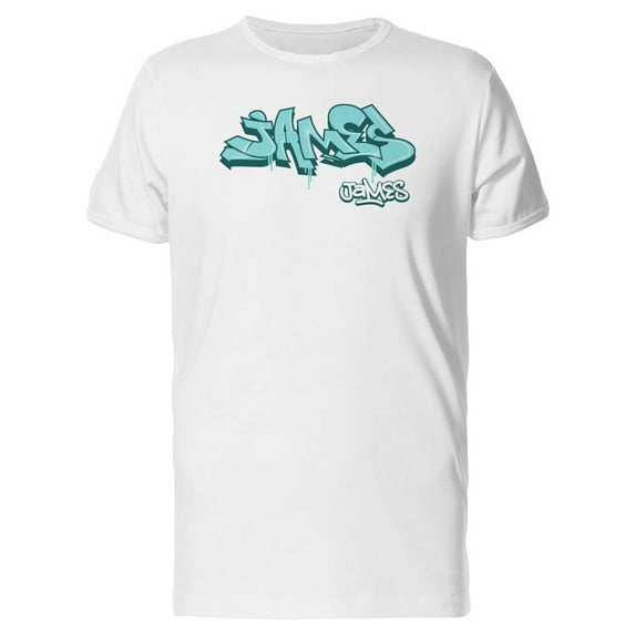 Graffiti Style James Tee Men's -Image by Shutterstock
