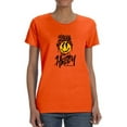 thumbnail image 1 of Graffiti Style Melty Face Shaped T-Shirt Women -Image by Shutterstock, Female XX-Large, 1 of 4