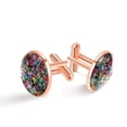 thumbnail image 1 of Graffiti Stylish Shirt Clip and Cufflink Set Made of Stainless Steel for Formal Attire, 1 of 6