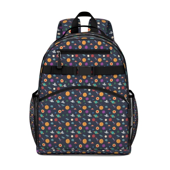 Graffiti Toddler Backpack Adjustable Padded Straps Chest Buckle Water-Resistant Durable School Backpack