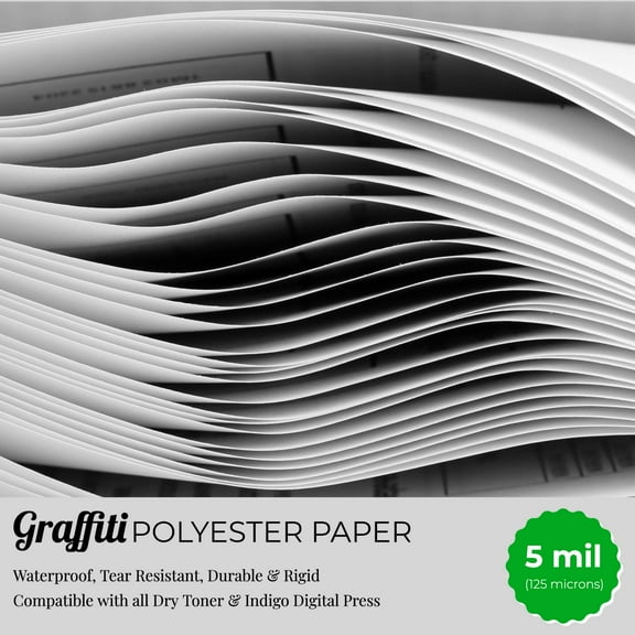 Graffiti Waterproof Papers (Scuff Free) - 5mil