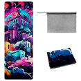 thumbnail image 1 of Graffiti Yoga Mat Towel, Storage Bag, 72.8"x26.8", Suitable for Yoga, Pilates, Fitness, etc. - Yoga Towels, Yoga Blanket included, 1 of 6