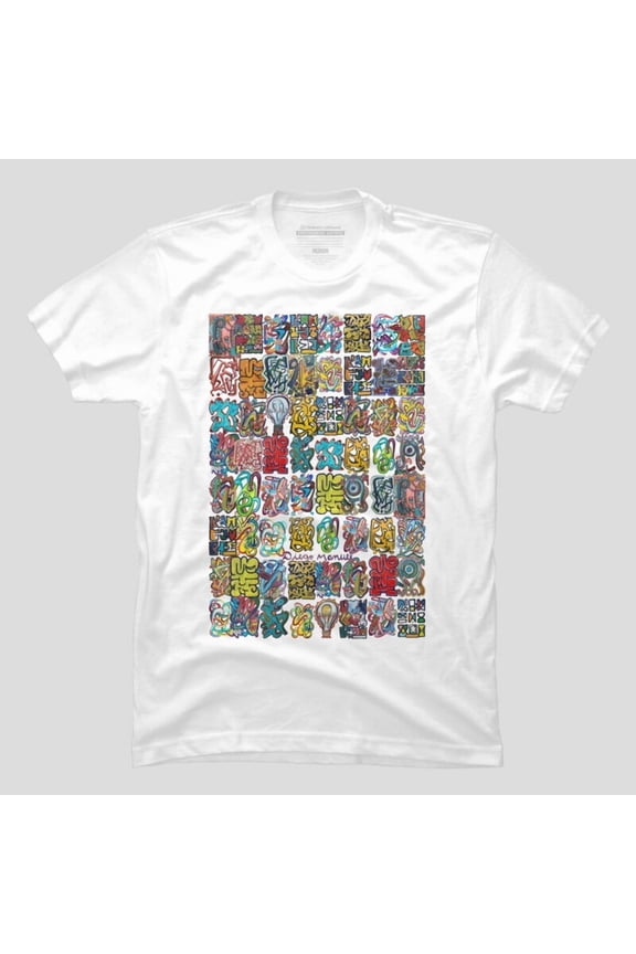 Graffitis Street Art Plural Graphic T-shirt - Limited Edition M2985103, Up to Size 5XL