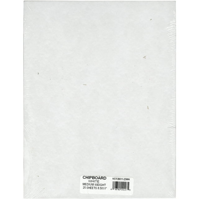 GRAFIX Medium Weight Chipboard Sheets Scrap Bag, Natural