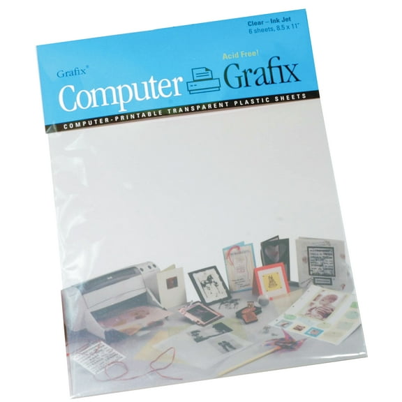 Grafix Computer Transparent Film Ink Jet 8.5x11