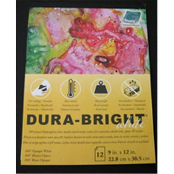 Grafix Dura Bright White Pad - 9 x 12 in.