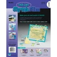 Grafix Printable Plastic Inkjet Transparent Shrink Film - Clear - 8.5 x ...