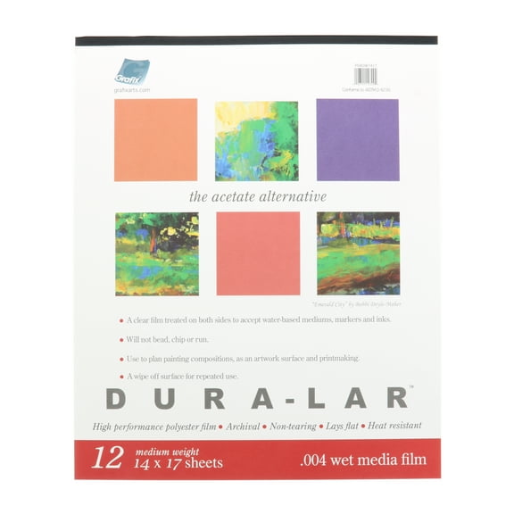 Grafix Wet Media Dura-Lar Pad, .004mm, 14in x 17in