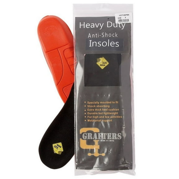 Grafters Jobsite Anti-Shock Heavy Duty Insoles (Pack of 6)