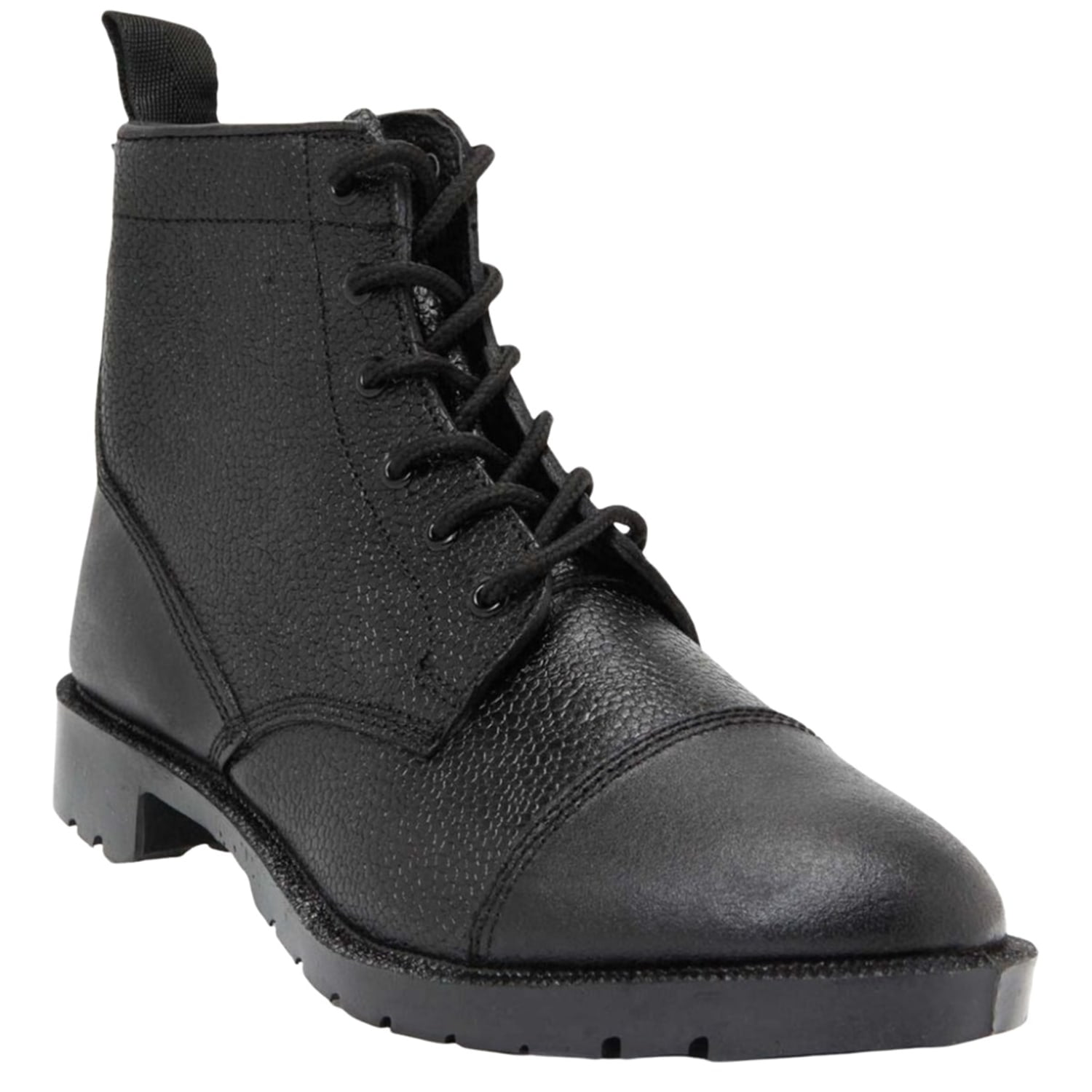 Grafters Mens 6 Eye Grain Leather Cadet Boots Walmart