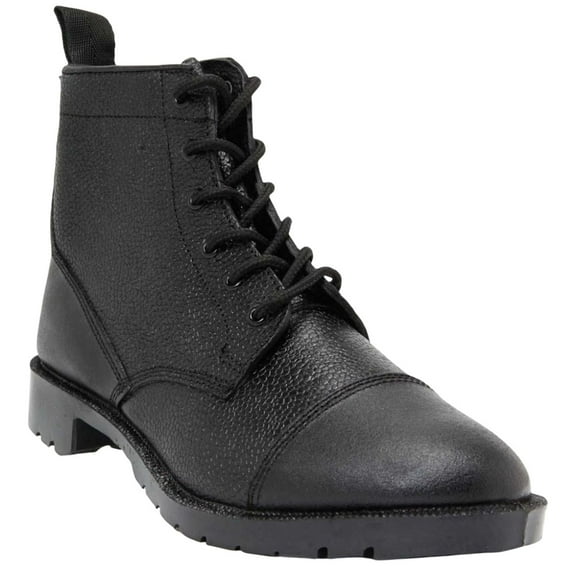 Grafters Mens 6 Eye Grain Leather Cadet Boots
