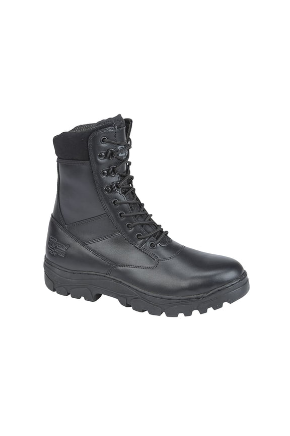 Mens Maverick Leather Combat Boots