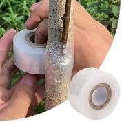 Grafting Tape Film for Plants, Self-Grafting Clear Stretchable Garden Repair Budding Tape Floral Fruit Tree and Poly Petri Dish, Nursery Roll Sealing Dish 30mm Width Hand Tool