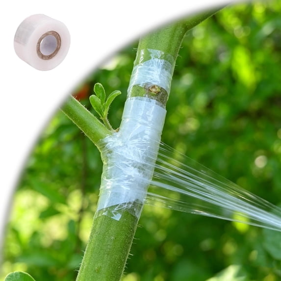 Grafting Tape, Tree Tape Grafting Kit Stretchable Gardening Tape Repair Budding Grafting Tape for Fruit Trees and Floral Tree Grafting Suppliesï¼Clear)