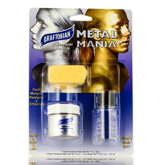 Graftobian Metal Mania Combo ( Silver)