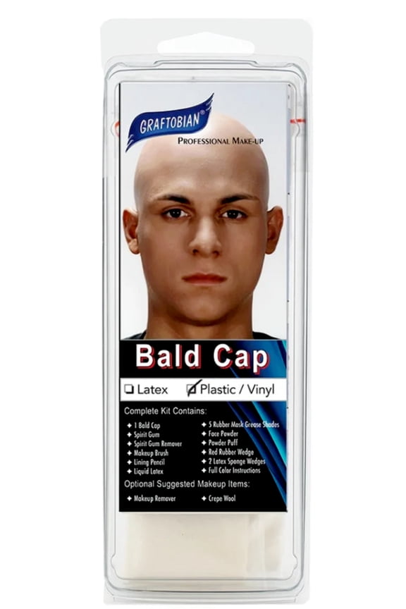 Graftobian Premium Plastic/Vinyl Bald Cap