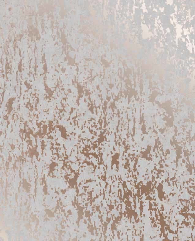 Milan Rose Gold and Grey Textured Wallpaper Roll