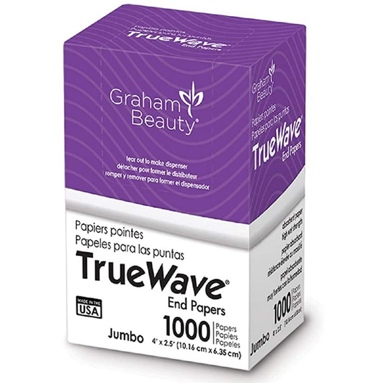 GRAHAM BEAUTY TrueWave End Papers 1000pcs GRAHAM BEAUTY TrueWave End Papers 1000pcs
