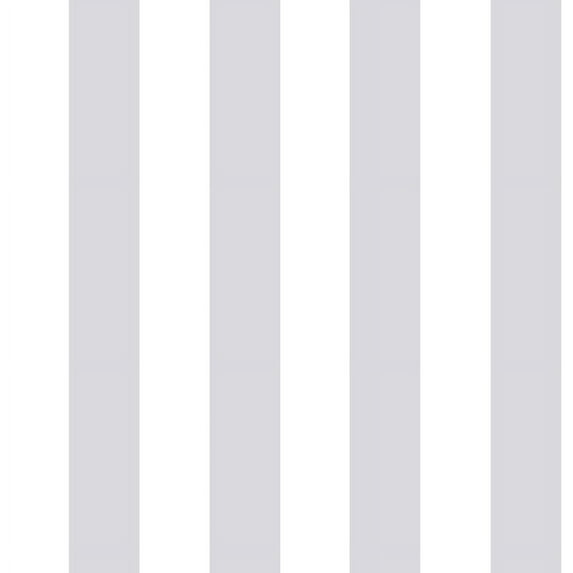 Graham & Brown Silver Stripe Wallpaper - 20.5 X 396