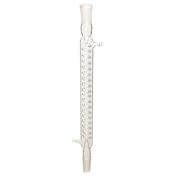 Graham Condenser, 24/40 Ground Glass Joints, 300mm Spiral Inner Tube