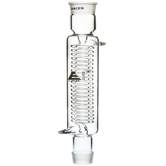 Graham Condenser, Socket and Cone Size 24/29, 15.75" (400mm) Length, Borosilicate Glass - Eisco Labs