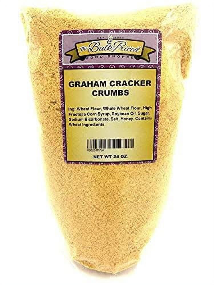 Graham Cracker Crumbs, Bulk Size (1.5 lb. Resealable Zip Lock Stand Up