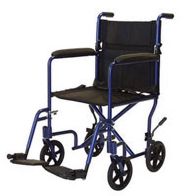 Graham Field 19 Inches Lightweight Aluminum Transport Wheelchair, Model #Ej768-1 - 1 Ea
