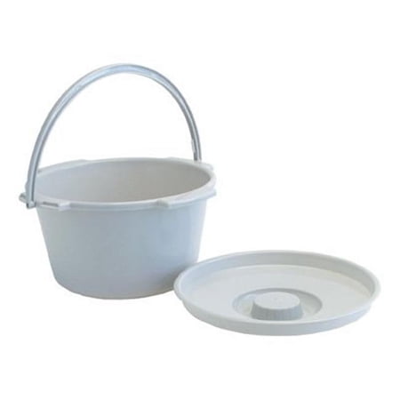 Graham-Field 66923306 7 qt. Polypropylene Lumex Commode Pail for Commodes - Pack of 6