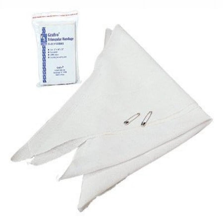 Graham-Field 8661 Cotton Triangular Bandage, 35" x 35" x 50", 12 Count (Pack ...